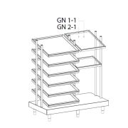 ДИСПЕНСЕР ДЛЯ ПОДНОСОВ, КОНТЕЙНЕРОВ И СТАКАНОВ APACH CHEF LINE LDTCG713