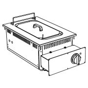 Фритюрница встраиваемая Apach Chef Line SLDI7FRIE4S10