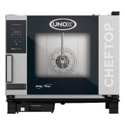 Пароконвектомат UNOX XEVC-0511-GPLM газ, петли справа