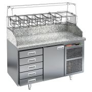 Стол для пиццы HICOLD PZ4-1/GN (без витрины)