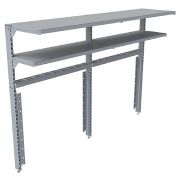 Суперструктура пристенная для ларя-бонеты Levin ARTICA/ALPINA 250 двухуровневая с освещением и ограничителями полок