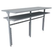 Суперструктура островная для ларя-бонеты Levin ARTICA/ALPINA 200 двухуровневая с освещением и ограничителями полок