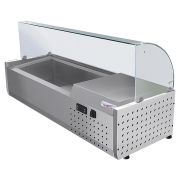 Витрина холодильная Finist ToppingBox НХВсм-11 с моллированным стеклом