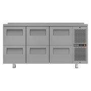 Стол холодильный POLAIR TM3GN-222-GС с бортом