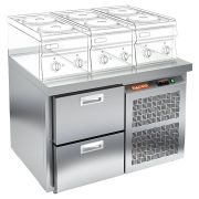 Стол холодильный HICOLD GN 2 BR2 TN LT