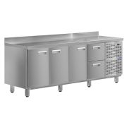 Стол холодильный KAYMAN КСХ-1112/60 (3 двери, 2 ящика)