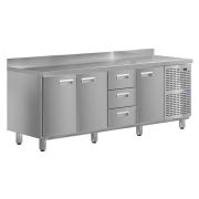 Стол холодильный KAYMAN КСХ-1131/70 (3 двери, 3 ящика)