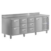 Стол холодильный KAYMAN КСХ-2331/60 (1 дверь, 8 ящиков)