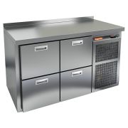 Стол холодильный HICOLD BN 22 BR2 TN с бортом