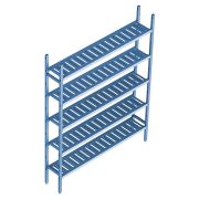 Стеллаж модульный базовый POLAIR LOAD.ME POLY 18AL.5PP30.16B