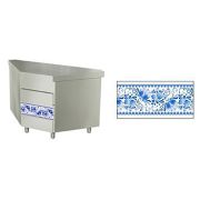 Панель передняя KAYMAN 476 мм гжель