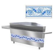 Панель передняя KAYMAN 1269 мм + 90 мм гжель