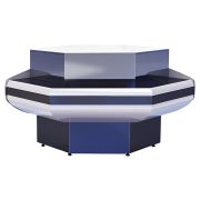 Прилавок кассовый CRYSPI Gamma-2 KNP ОС 90 (с боковинами)