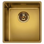 Мойка кухонная SMEG VSTR34BRX 382х442х200 мм (нерж. сталь) латунь