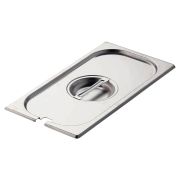 Крышка для гастроемкости Hurakan GD-P 2/3 (354х325) нерж. сталь, отверстие для ложки