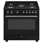 Варочный центр комбинированный SMEG CX91GMBL черный
