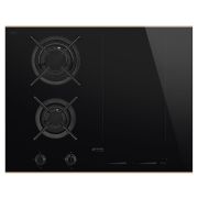 Варочная панель комбинированная SMEG PM6643R черная