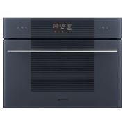 Духовой шкаф комбинированный с микроволнами SMEG SO4102M1G Neptune Grey серый / стекло