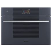 Духовой шкаф комбинированный с микроволнами и паром SMEG SO4104APG Neptune Grey серый / стекло
