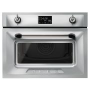 Духовой шкаф комбинированный с микроволнами SMEG SO4902M1X нерж. сталь