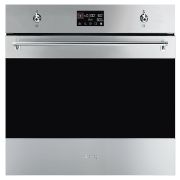 Духовой шкаф комбинированный с микроволнами SMEG SO6302M2X нерж. сталь / черное стекло